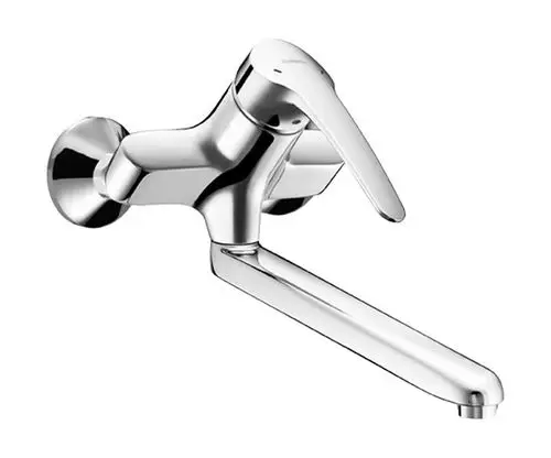 HANSA Einhebelmischer Waschtischbatterie HANSAMEDICA 0169 Bedienungshebel lang Ausladung 311 mm DN15 Chrom, 01692276, Artikel in Kategorie